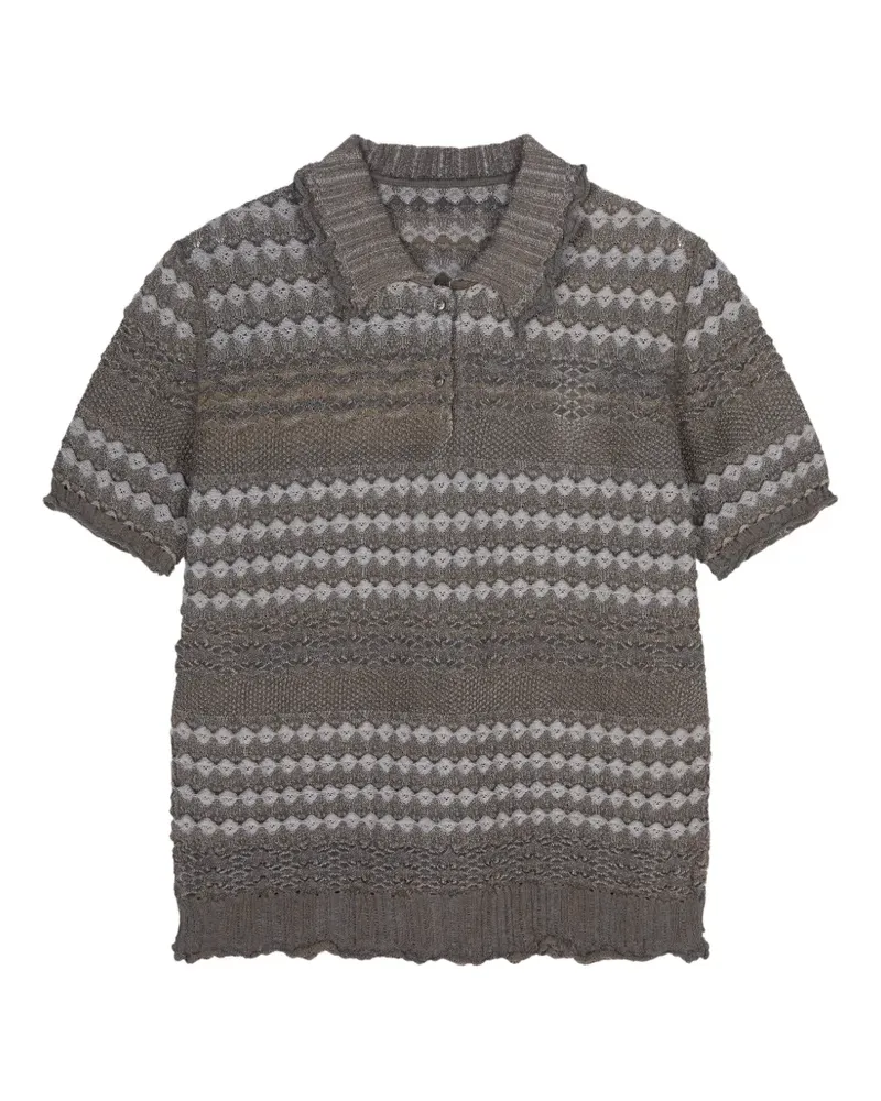 JNBY Gestricktes Oberteil mit Kragen - Braun Braun