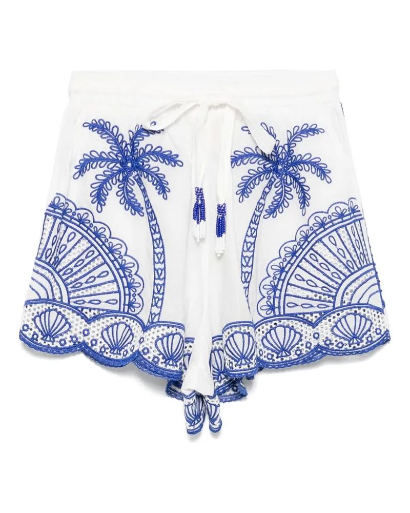 FARM Rio Shorts aus Guipure-Spitze - Weiß Weiß