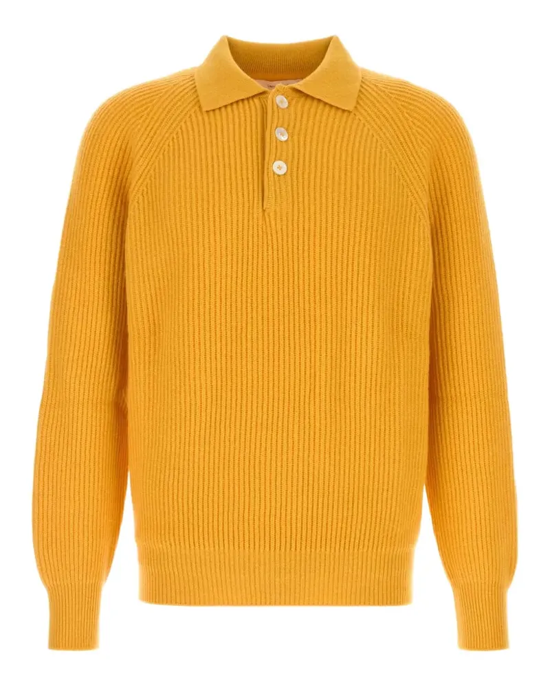 Umit Benan Diana ribbed-knit sweater - Gelb Gelb