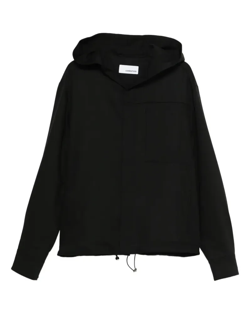 Costumein Kapuzenjacke mit Kordelzug - Schwarz Schwarz
