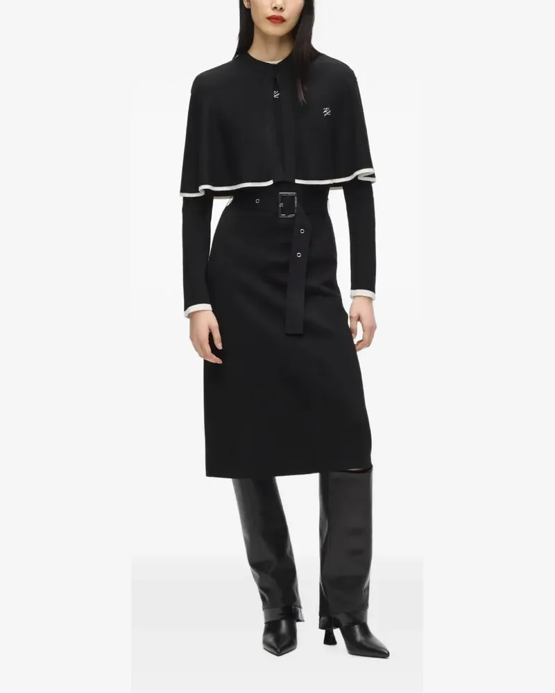 Karl Lagerfeld Verwandelbares Kleid - Schwarz Schwarz