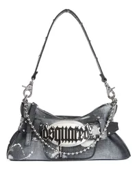 Dsquared2 Gothic Jeans-Schultertasche Schwarz