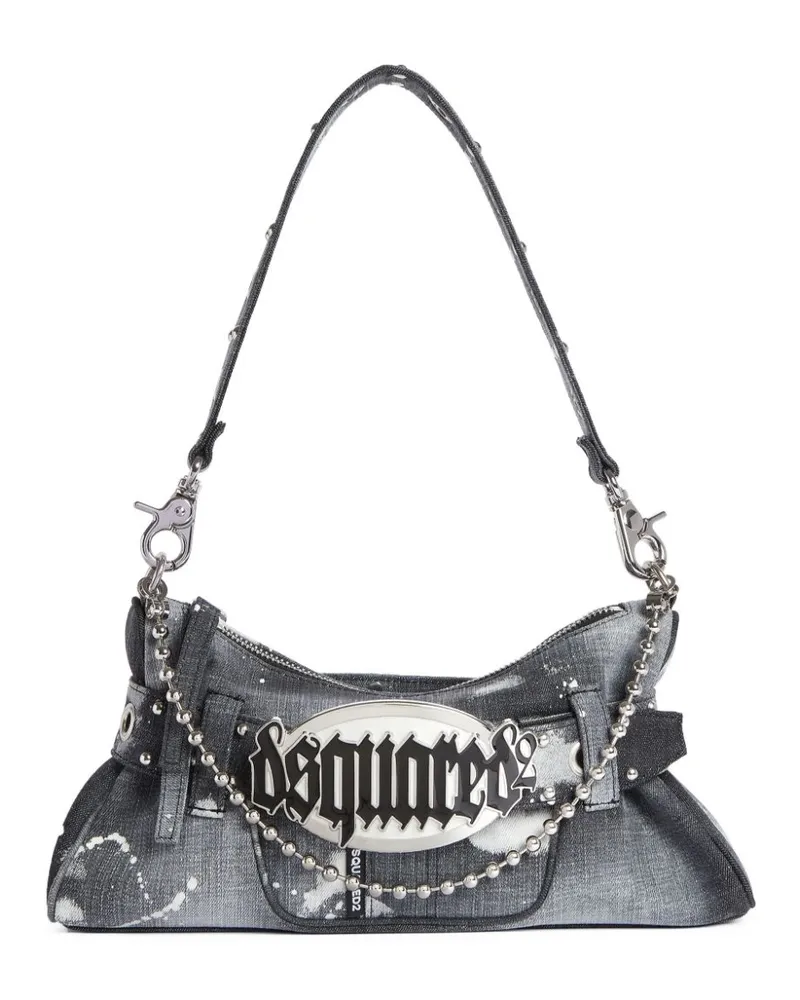 Dsquared2 Gothic Jeans-Schultertasche - Schwarz Schwarz