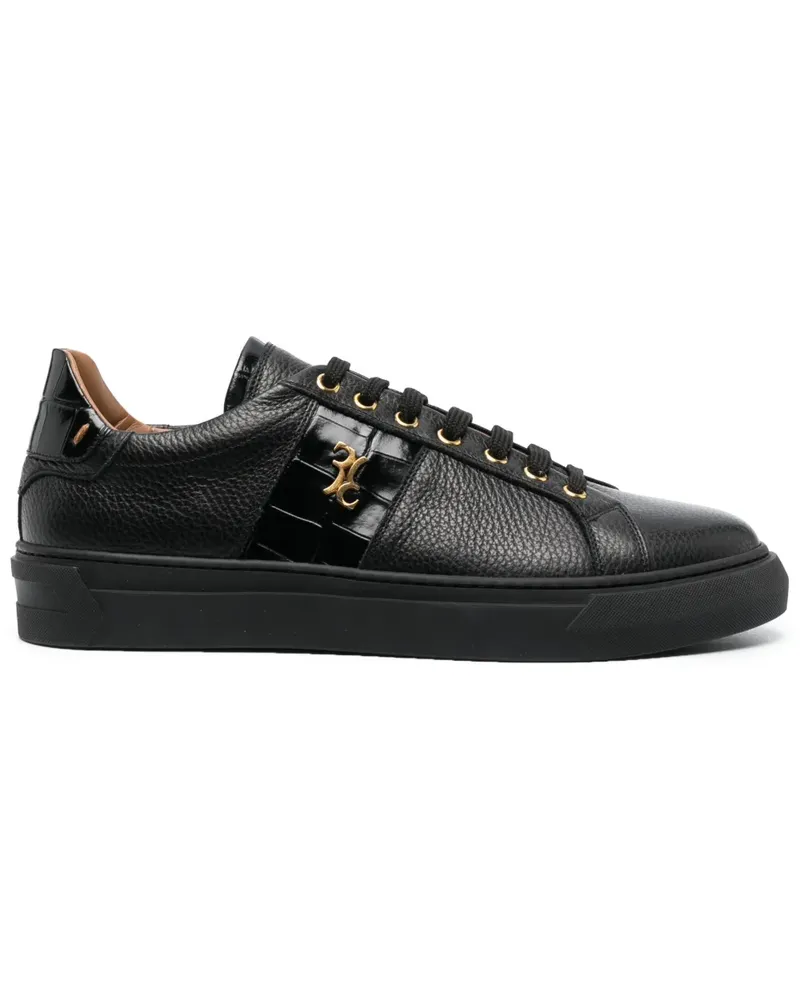 Billionaire Sneakers mit Kontrastdetail - Schwarz Schwarz