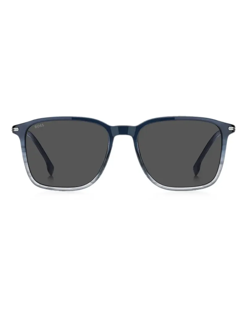 HUGO BOSS rectangular-frame sunglasses - Blau Blau