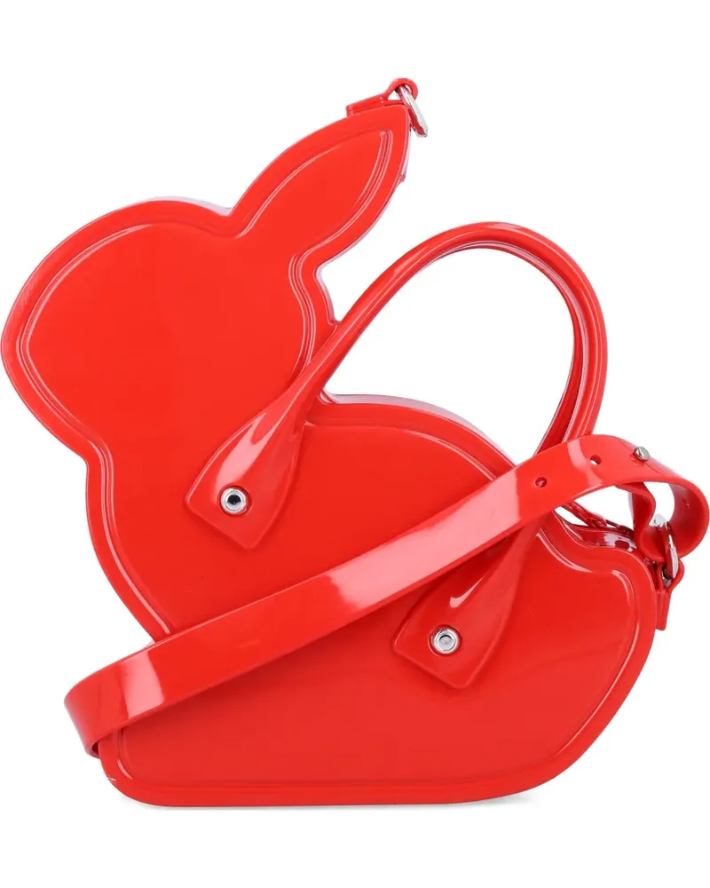 Comme des Garçons x Melissa bunny-shaped mini bag - Rot Rot