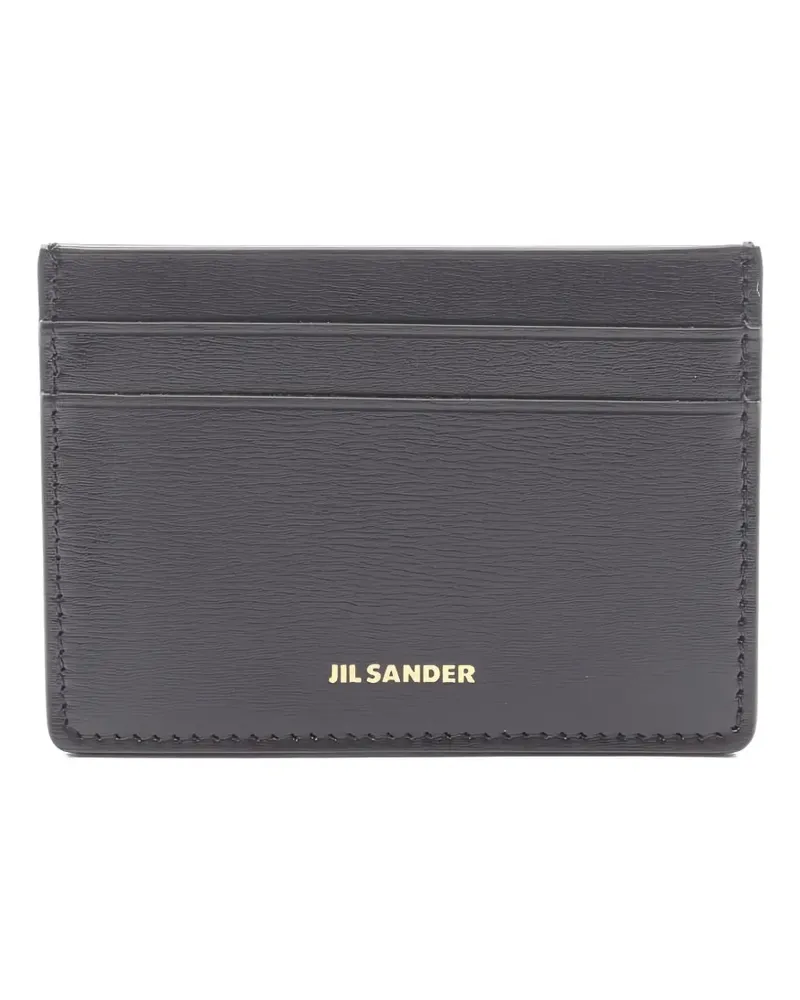 Jil Sander 2020s leather card case - Grau Grau
