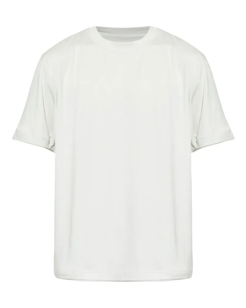 Eleventy T-Shirt mit MM-Logo - Weiß Weiß