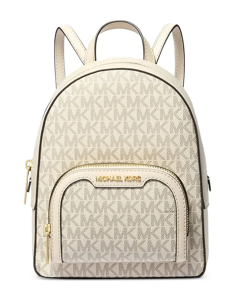Michael Kors Extrakleiner Jaycee Rucksack mit Monogrammmuster - Nude Nude