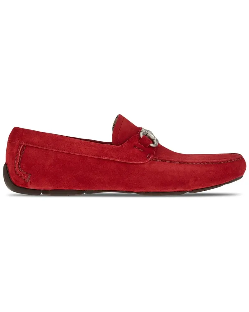 Ferragamo Loafer mit Gancini-Detail - Rot Rot