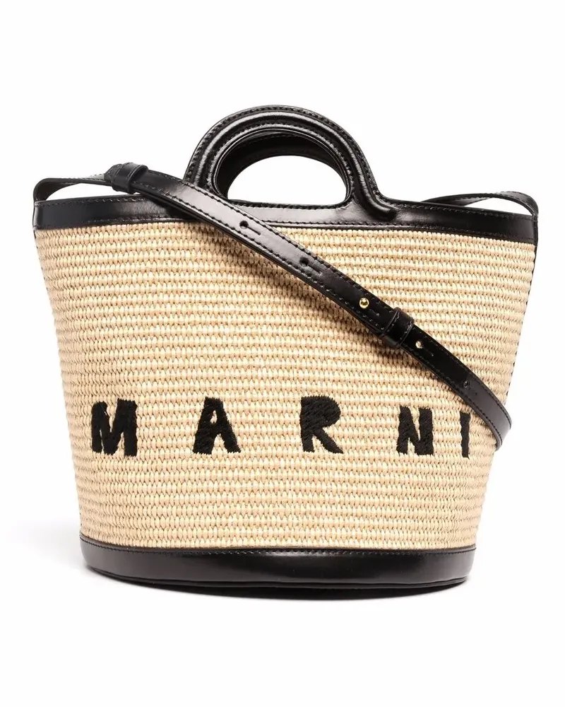 Marni Kleine Tropicalia Beuteltasche - Nude Nude