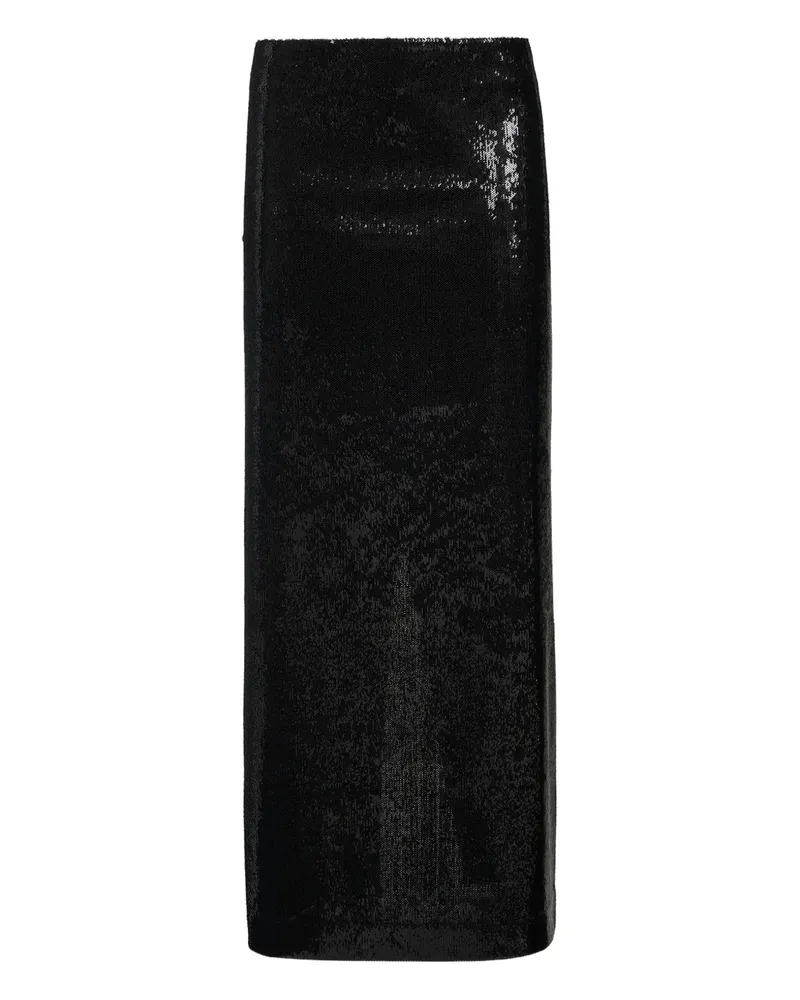 Totême slit floor skirt - Schwarz Schwarz