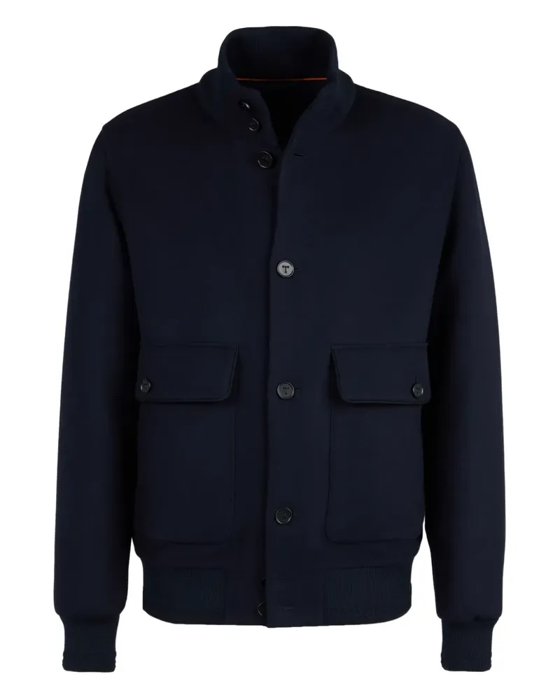TOD'S Geknöpfte Bomberjacke - Blau Blau