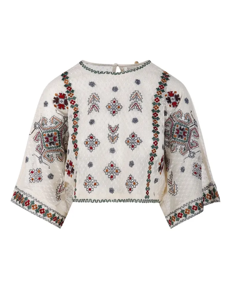 Antik Batik Danae blouse - Weiß Weiß