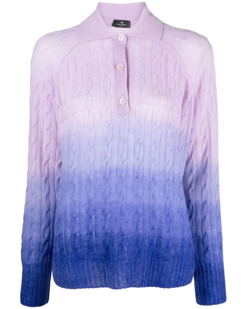Etro Pullover mit Ombre-Effekt - Violett Violett