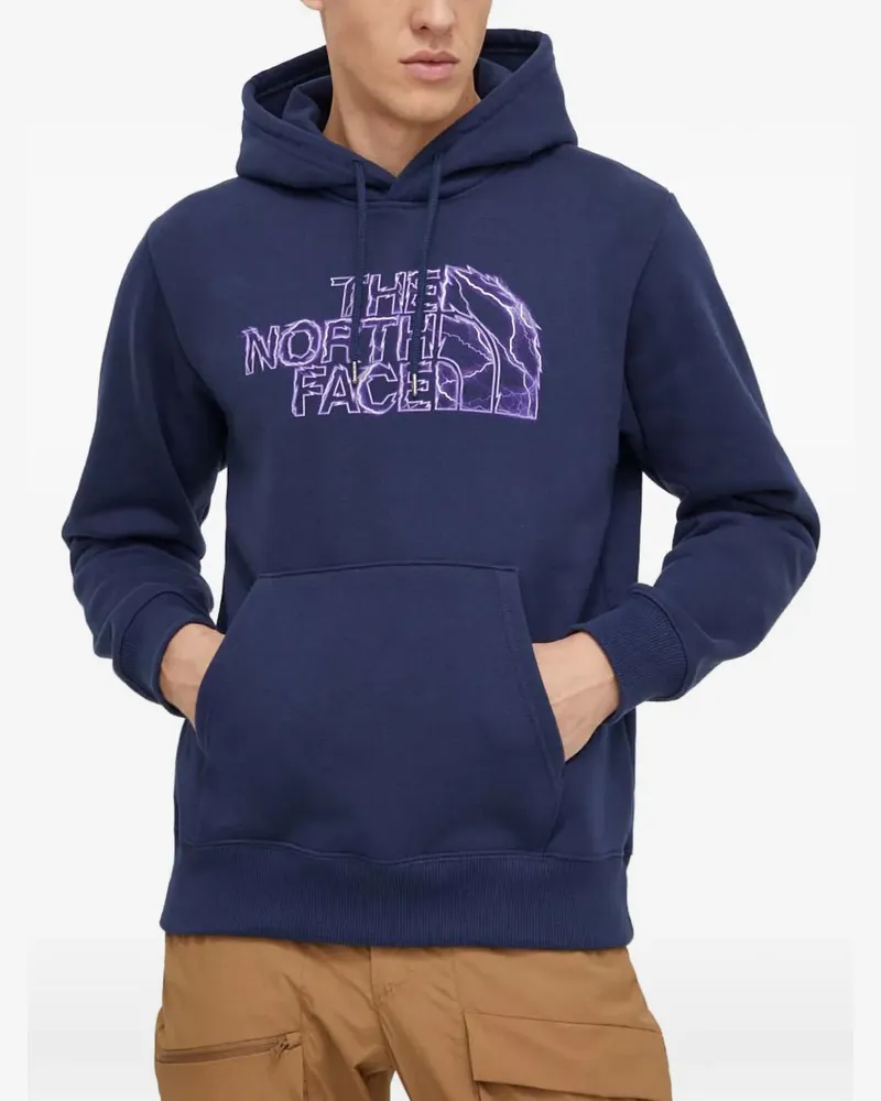 The North Face logo-detail hoodie - Blau Blau