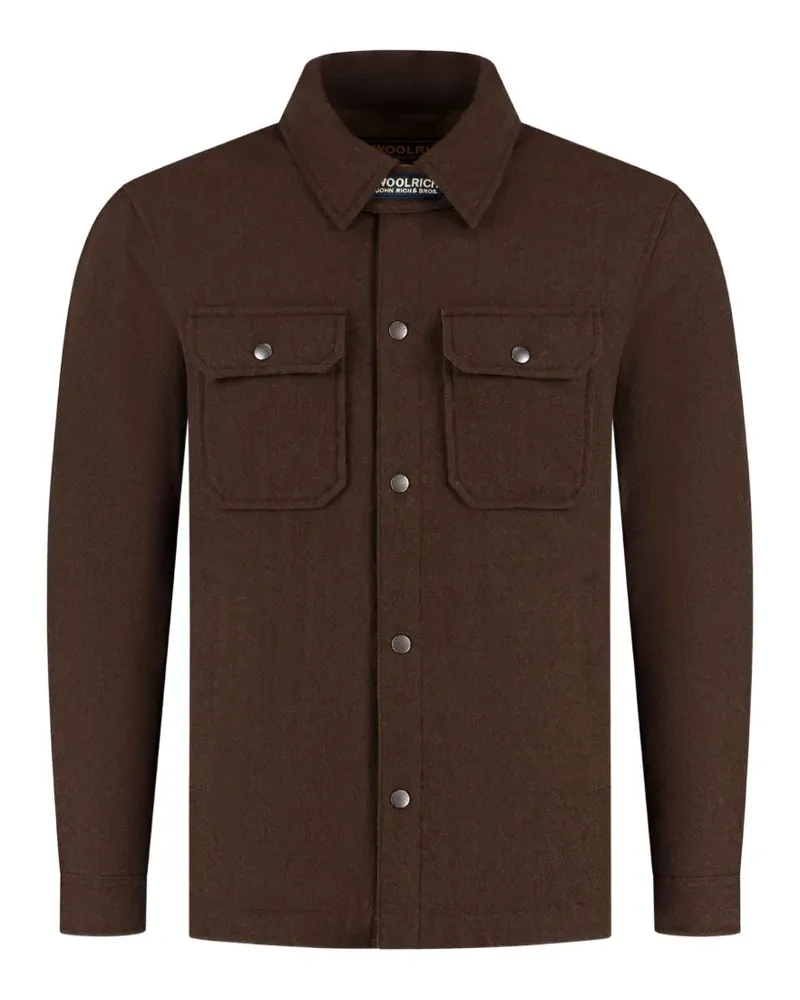 Woolrich Geknöpfte Jacke mit Brusttasche - Braun Braun