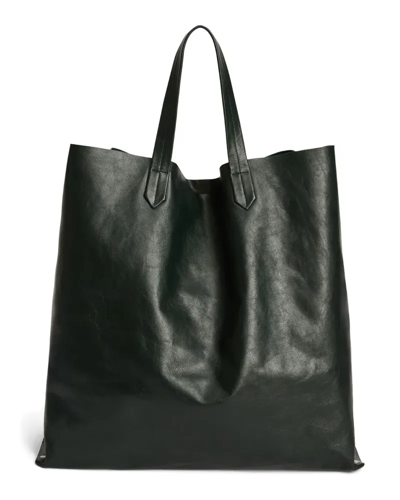 Jil Sander Tote Bag mit verstellbarem Riemen - Grün Grün