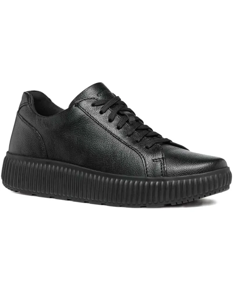 Geox Sneakers mit dicker Sohle - Schwarz Schwarz