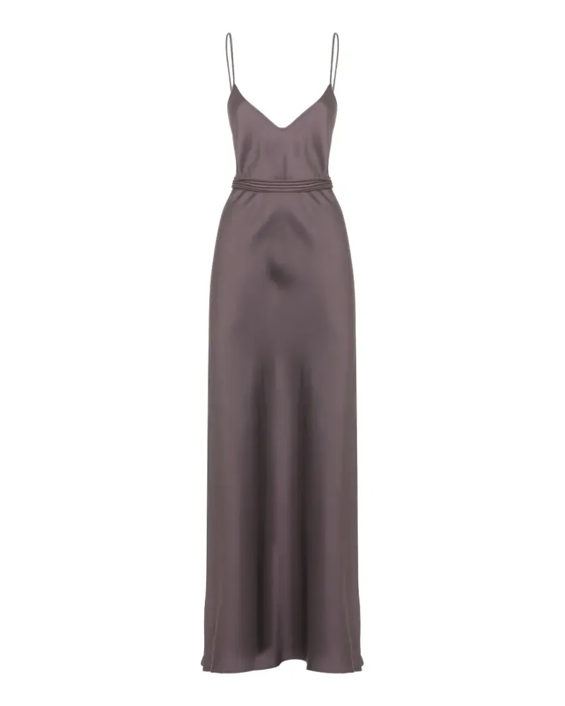 Antonelli Firenze belted V-neck maxi dress - Violett Violett