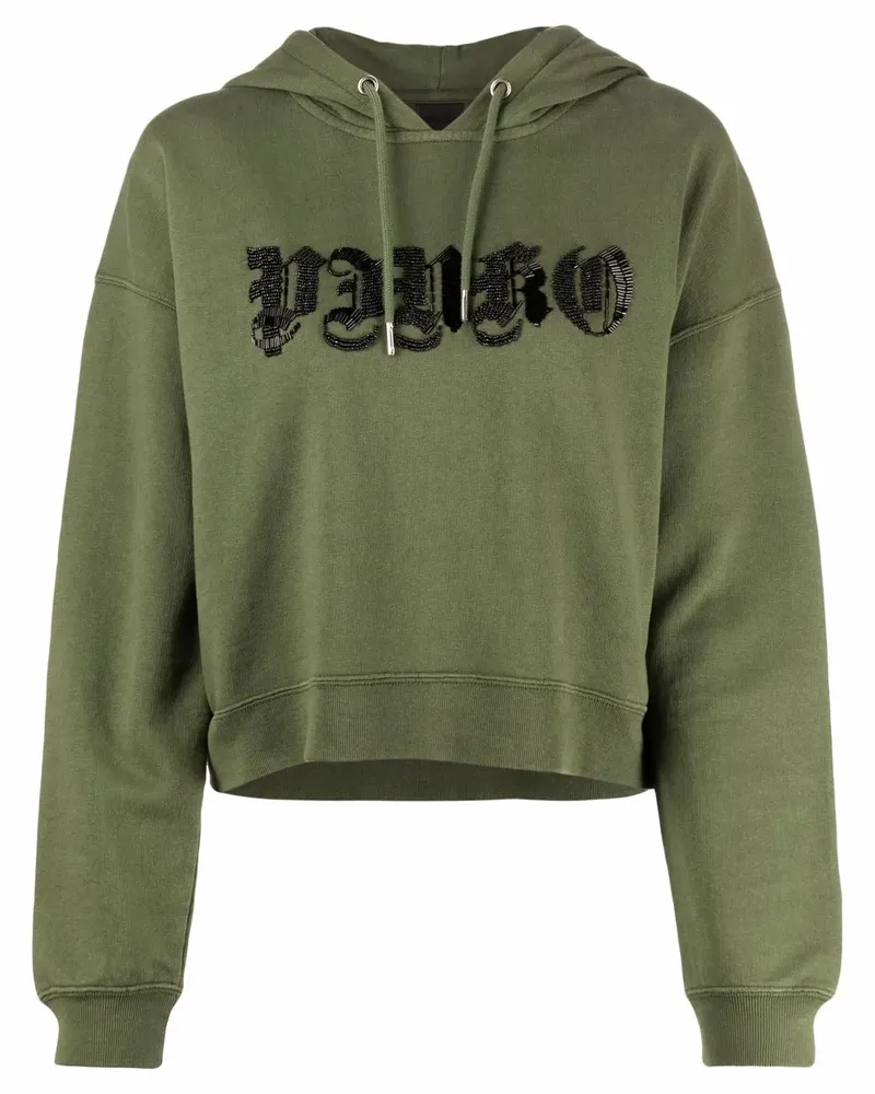 Pinko Hoodie mit Kordelzug - Grün Grün