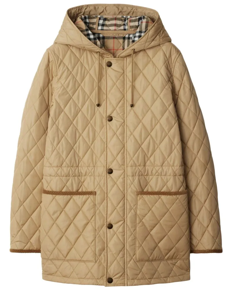 Burberry Gesteppter Devon Parka - Nude Nude