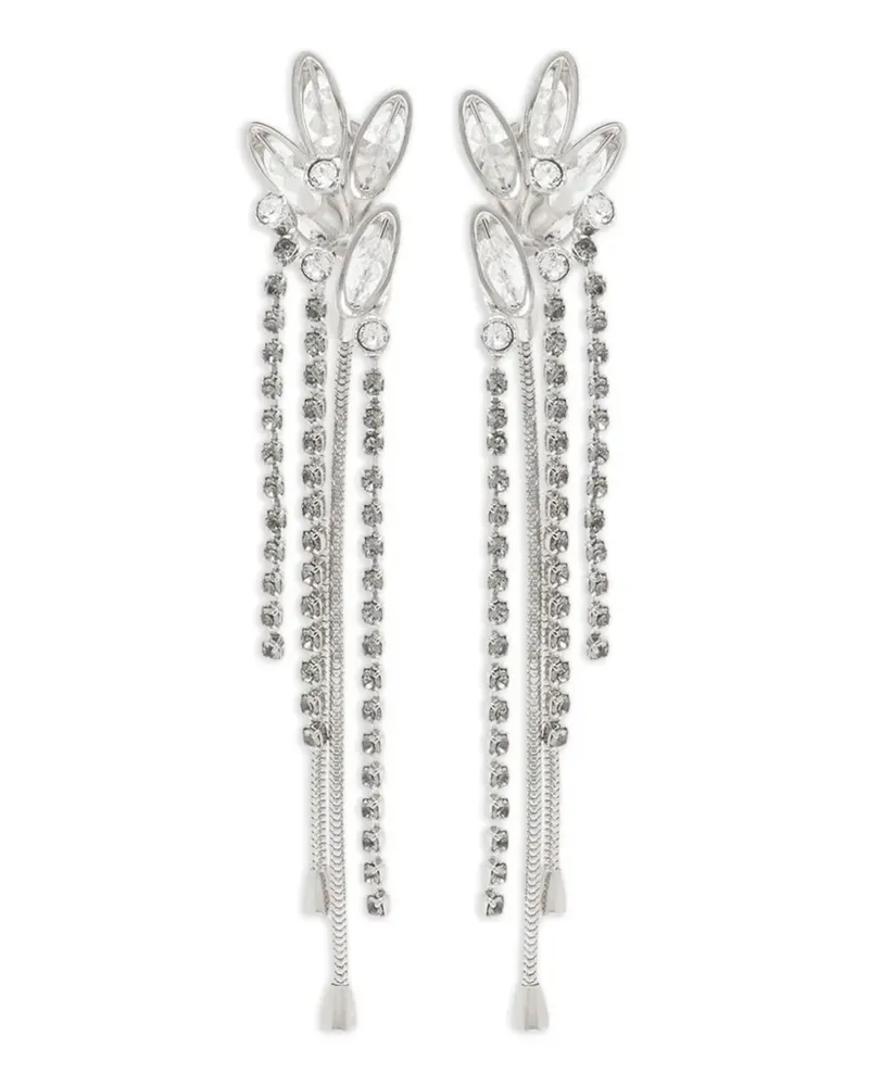 Lanvin Ohrringe mit Kristallen - Silber Silber