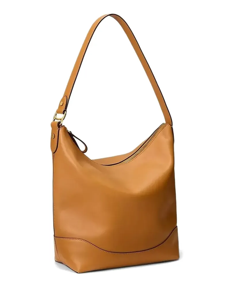 Ralph Lauren Tasha Schultertasche mit Reißverschluss - Nude Nude