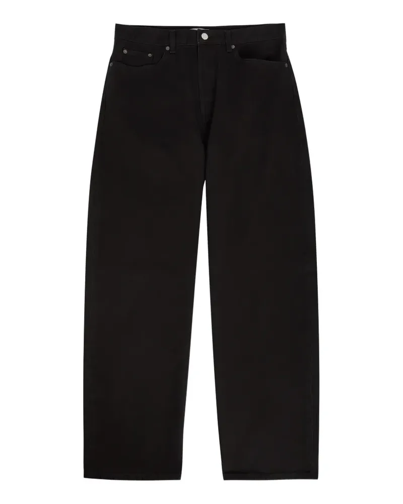 Frame Denim Jeans mit weitem Bein - Schwarz Schwarz