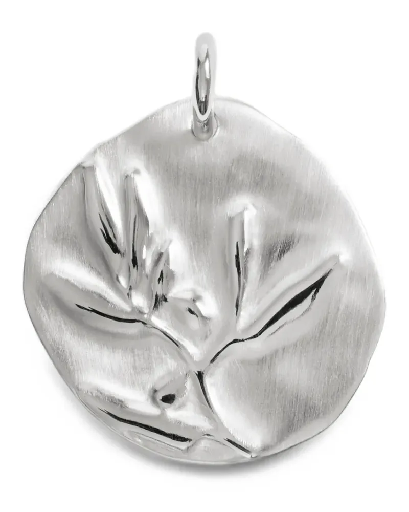 Monica Vinader Peace-Anhänger - Silber Silber