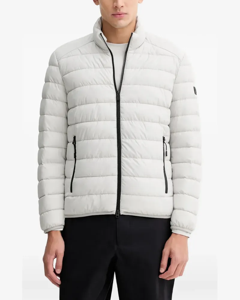 Marc O'Polo quilted zip jacket - Grau Grau