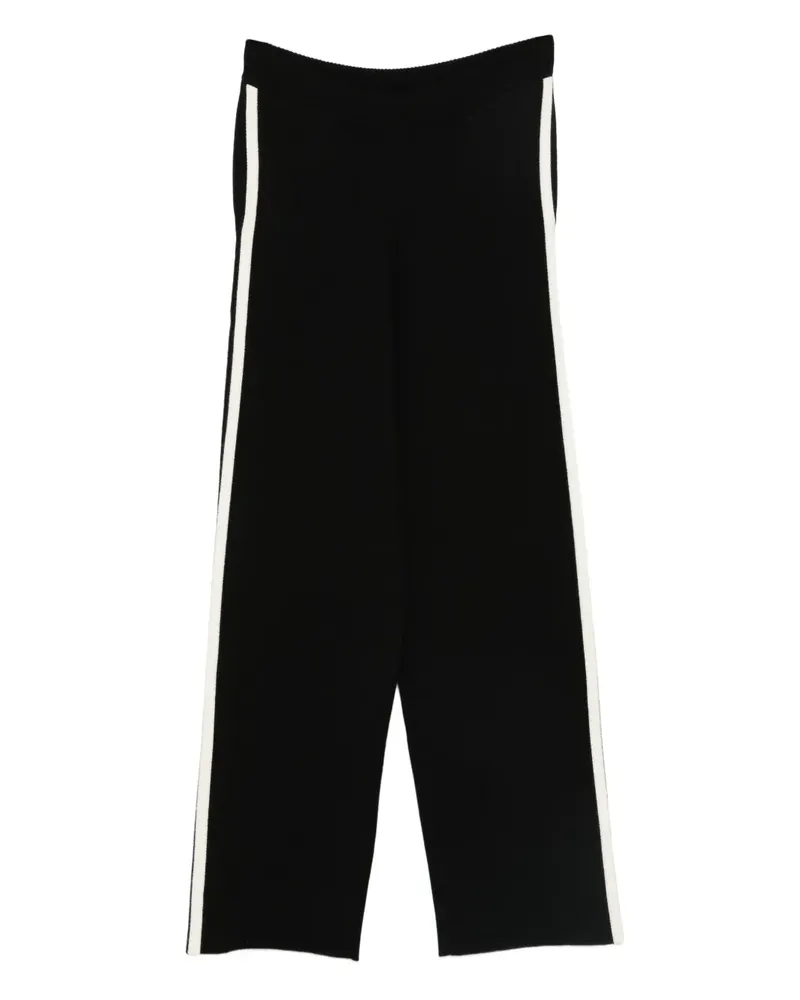 Aya Muse striped track pants - Schwarz Schwarz