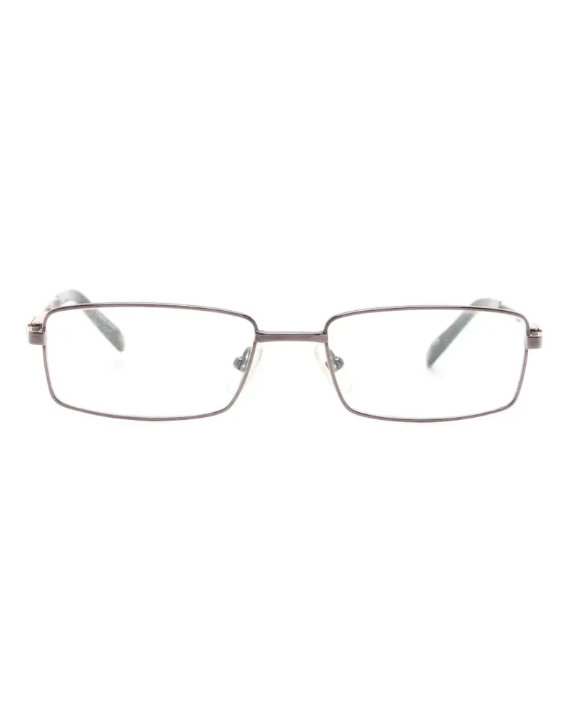 S.T. Dupont Brille mit eckigem Gestell - Braun Braun