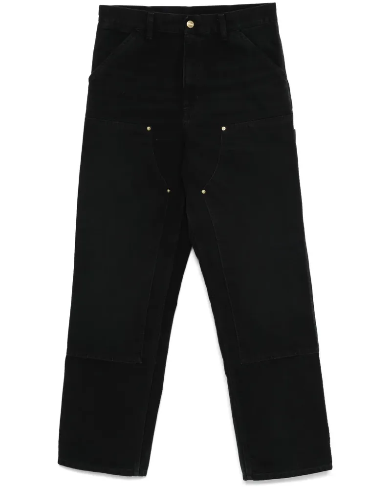 Carhartt WIP Double Knee Hose - Schwarz Schwarz