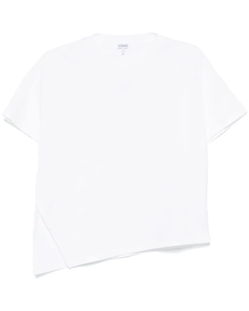 Loewe T-Shirt mit Stickerei - Weiß Weiß