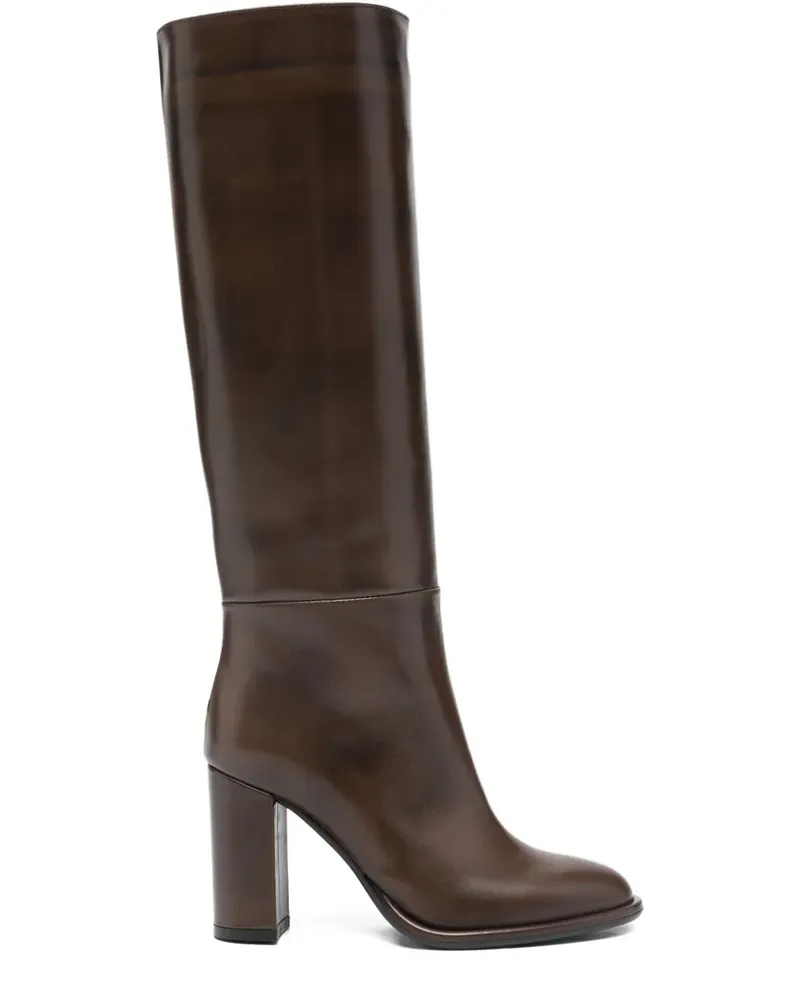 Bianca Di Stiefel mit Blockabsatz 100mm - Braun Braun