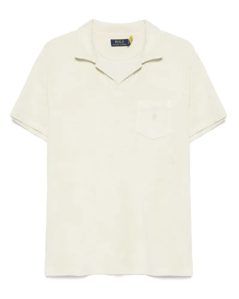 Ralph Lauren T-Shirt mit Stehkragen - Nude Nude