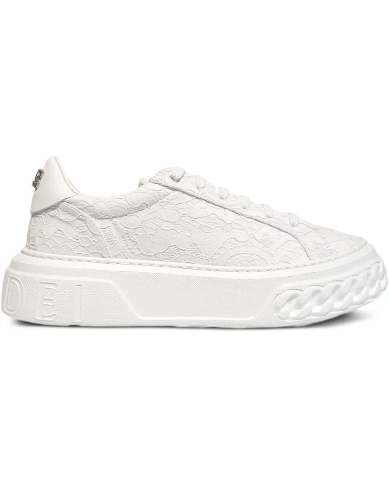 Casadei Off Road Sneakers mit Kettendetail - Weiß Weiß