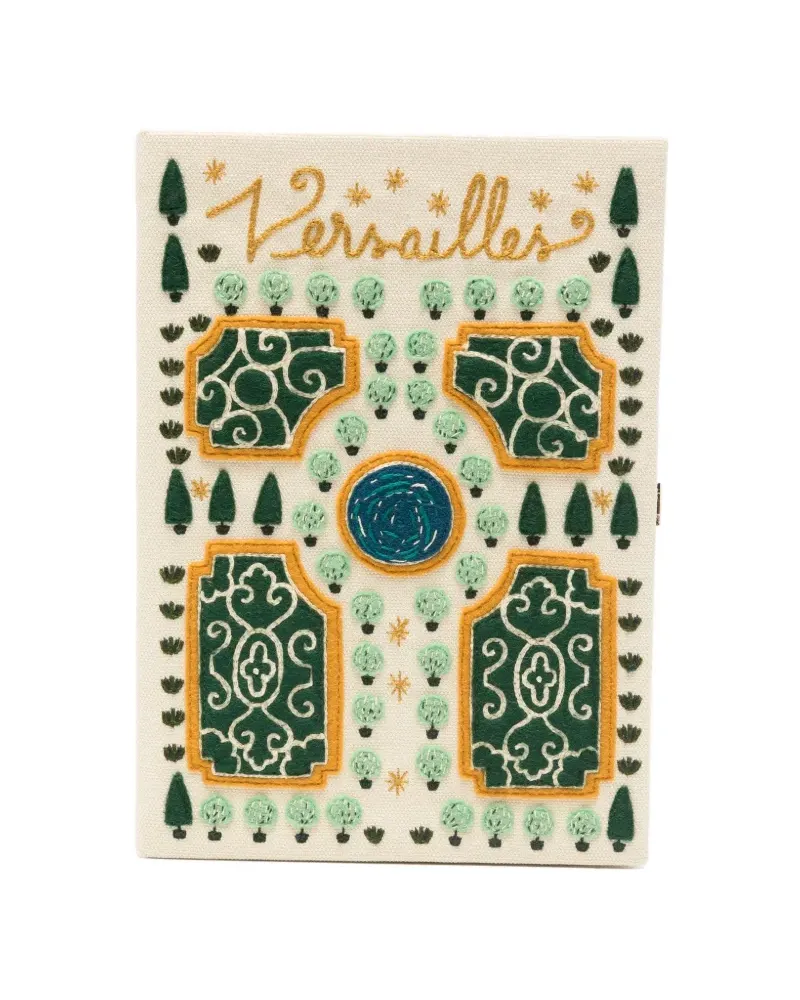 Olympia Le-Tan Versailles embroidered clutch bag - Nude Nude