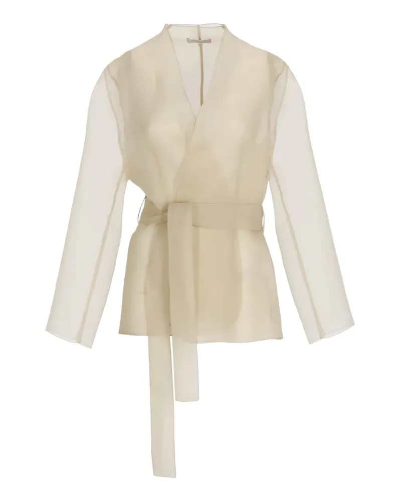 Antonelli Firenze belted jacket - Nude Nude