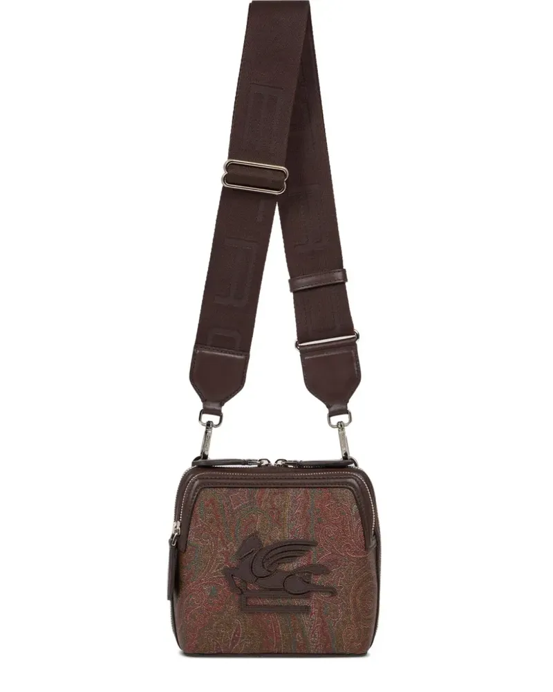 Etro Umhängetasche mit Paisleymuster - Braun Braun