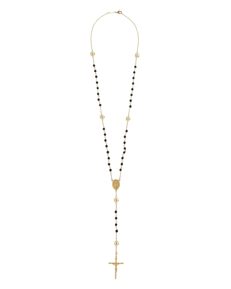 Dolce & Gabbana Halskette mit Kreuzdetail - Gold Gold