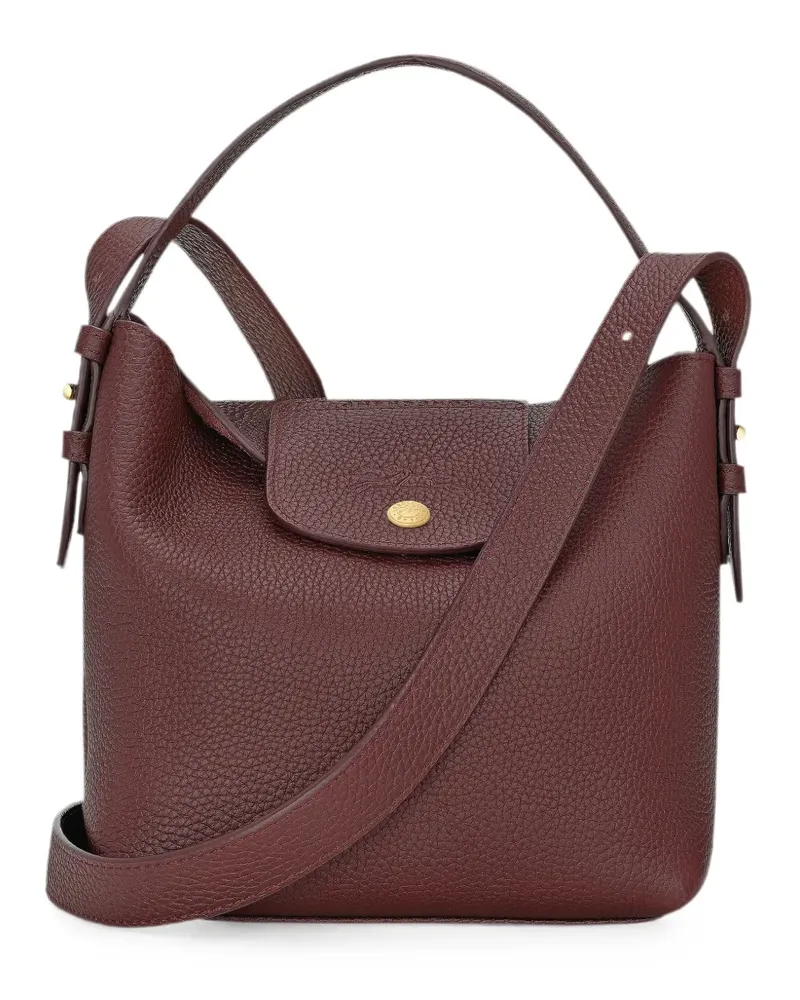 Longchamp Shopper aus gekörntem Leder - Rot Rot