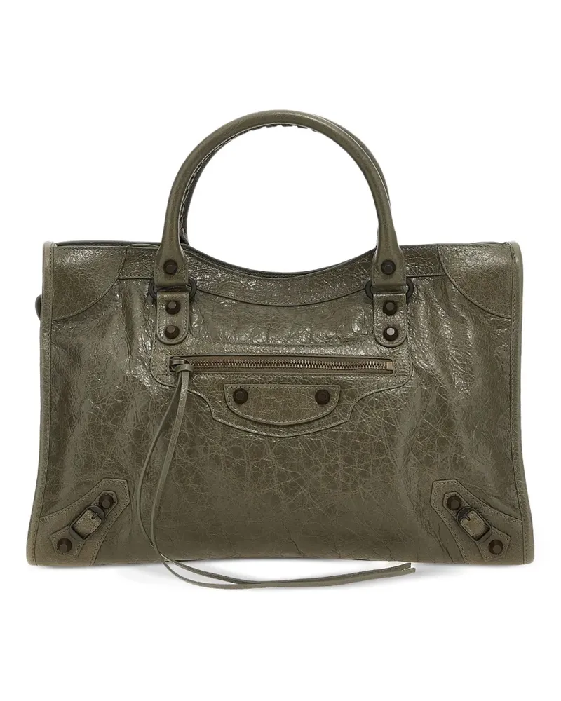Balenciaga Mittelgroßer Le City Tote Bag - Grün Grün