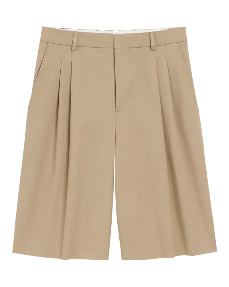 AMI Paris Shorts mit Bundfalten - Nude Nude