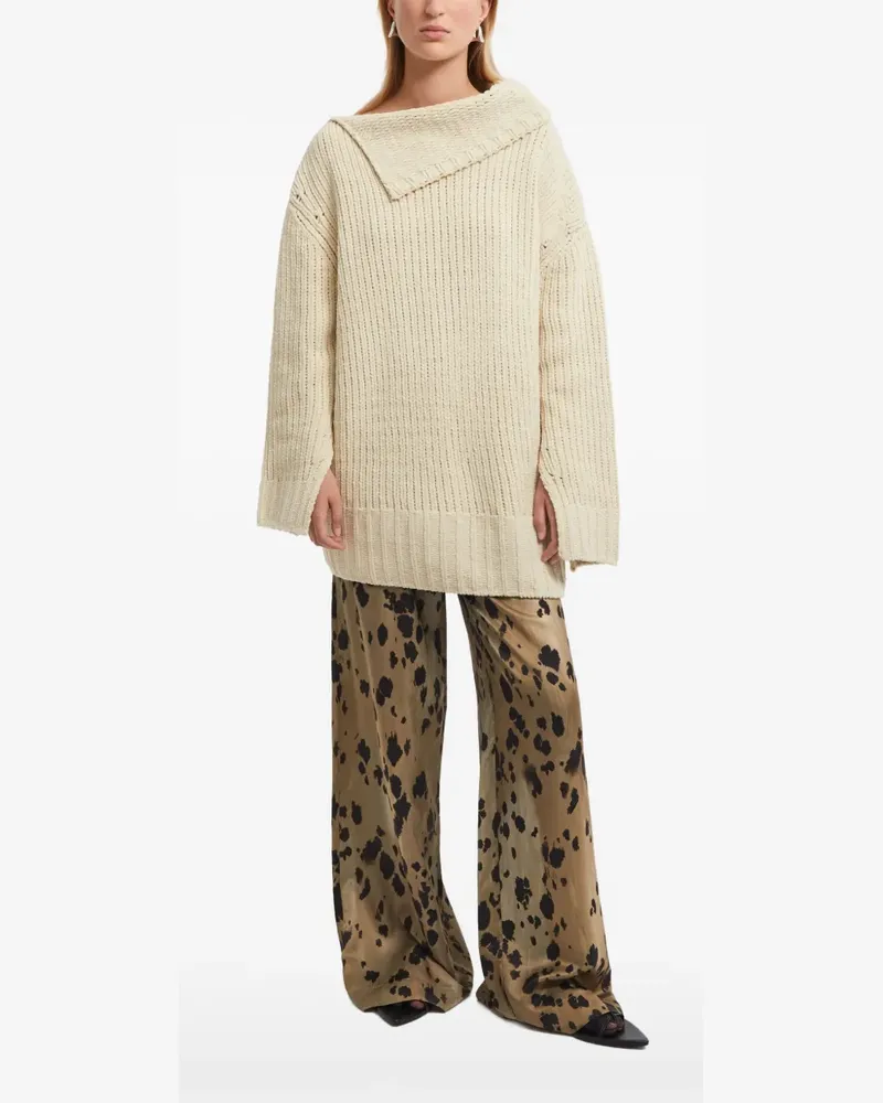 AERON Pullover mit asymmetrischem Ausschnitt - Nude Nude