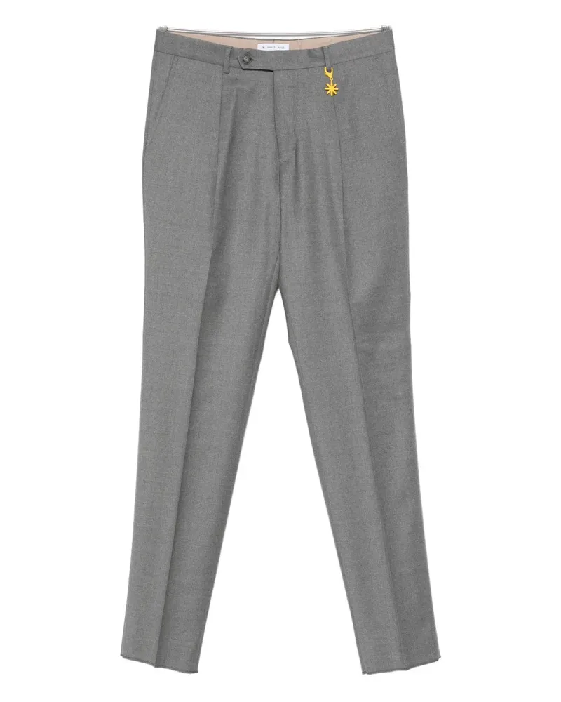 Manuel Ritz flannel trousers - Grau Grau