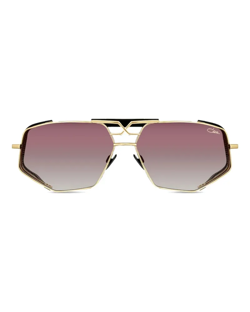 CAZAL Sonnenbrille mit geometrischem Gestell - Gold Gold