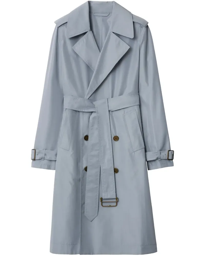 Burberry Trenchcoat aus Seide - Grau Grau