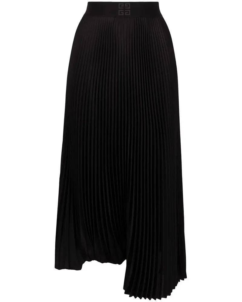 Givenchy Asymmetrischer Rock - Schwarz Schwarz